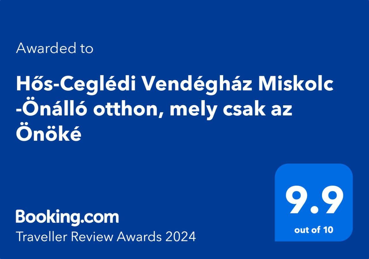 Hos-Cegledi Vendeghaz Miskolc -Oenallo Otthon, Mely Csak Az Oenoeke 外观 照片